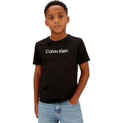 Calvin Unisex INST. Logo SS T-Shirt IU0IU00682 S/S T-shirt, zwart (Ck Black), 4 jaar, Zwart (Ck Zwart), 4 Jaar Calvin Unisex INST. Logo SS T-Shirt IU0IU00682 S/S T-shirt, zwart (Ck Black), 4 jaar, Zwart (Ck Zwart), 4 Jaar