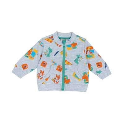 Chicco , Sweatshirt voor pasgeborenen en baby's, met comfortabele ritssluiting, van zacht katoen, ideaal voor lente en herfst, ontworpen in Italië, babykleding en pasgeborenen van 0-24 maanden, Grijs Chicco , Sweatshirt voor pasgeborenen en baby's, met comfortabele ritssluiting, van zacht katoen, ideaal voor lente en herfst, ontworpen in Italië, babykleding en pasgeborenen van 0-24 maanden, Grijs
