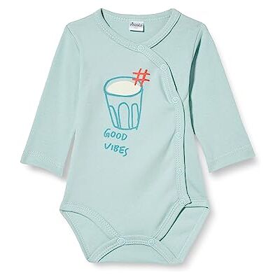 Pinokio Bodysuits voor babyjongens, lange mouwen, buttoned ondergoed, Mint Orange Flip, 62 Pinokio Bodysuits voor babyjongens, lange mouwen, buttoned ondergoed, Mint Orange Flip, 62