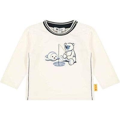 Steiff T-shirt met lange mouwen, EU maat 80, Eggnog, sweatshirt met lange mouwen voor kinderen, pullover met lange mouwen, babybovendeel, ideaal basic shirt, comfortabel en zacht, wasmachinebestendig, Steiff T-shirt met lange mouwen, EU maat 80, Eggnog, sweatshirt met lange mouwen voor kinderen, pullover met lange mouwen, babybovendeel, ideaal basic shirt, comfortabel en zacht, wasmachinebestendig,
