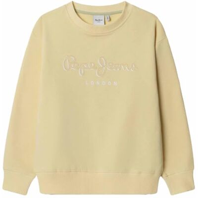 Pepe Jeans Jongen MICHAEL CREW Sweatshirt, Geel (SOFT YELLOW), 16 Pepe Jeans Jongen MICHAEL CREW Sweatshirt, Geel (SOFT YELLOW), 16