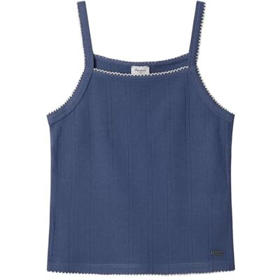 Pepe Jeans Galadriel T-shirt voor meisjes, blauw (Beat Blue), 8 jaar Pepe Jeans Galadriel T-shirt voor meisjes, blauw (Beat Blue), 8 jaar