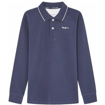 Pepe Jeans Nieuwe Thor Ls Polo voor jongens, Blauw (zwart), 4 jaar Pepe Jeans Nieuwe Thor Ls Polo voor jongens, Blauw (zwart), 4 jaar