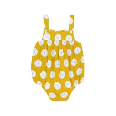Gocco Ranita bedrukte jurk, lichtoranje, normale uniseks babykleding Gocco Ranita bedrukte jurk, lichtoranje, normale uniseks babykleding