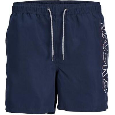 JACK & JONES JPSTFIJI JJSWIM Double Logo LY SN JNR, navy blazer, 128 cm JACK & JONES JPSTFIJI JJSWIM Double Logo LY SN JNR, navy blazer, 128 cm