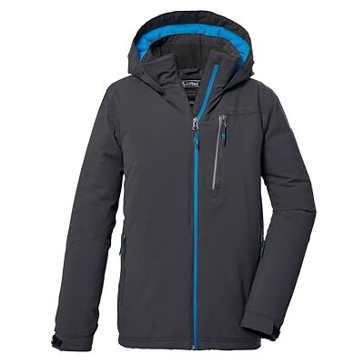killtec Jongens Functionele jas met capuchon/winterjas is waterdicht KOW 159 BYS JCKT, black blue, 164, 40915-000 killtec Jongens Functionele jas met capuchon/winterjas is waterdicht KOW 159 BYS JCKT, black blue, 164, 40915-000