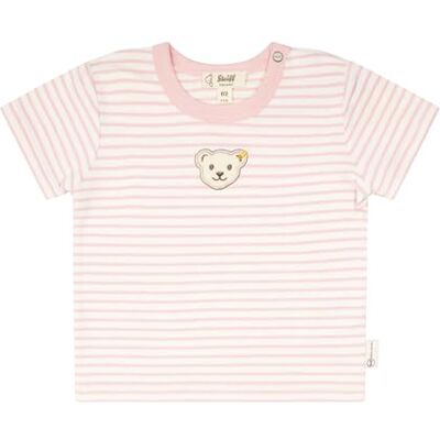 Steiff Uniseks basic T-shirt voor baby's, Zilverroze., 86 cm Steiff Uniseks basic T-shirt voor baby's, Zilverroze., 86 cm