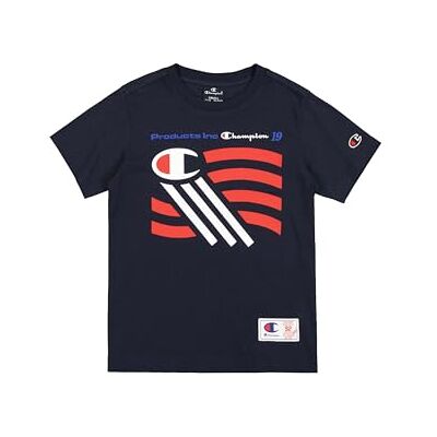 Champion T-shirt voor kinderen en jongeren, marineblauw (Ny), 5-6 anni Champion T-shirt voor kinderen en jongeren, marineblauw (Ny), 5-6 anni
