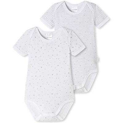 Schiesser Baby Kurzarm Bodies 2 PACK uniseks-baby Baby- en peuterondergoedset Schiesser Baby Kurzarm Bodies 2 PACK uniseks-baby Baby- en peuterondergoedset
