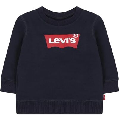 Levi's Batwing Sweatshirt met ronde hals, Jurk Blues, 3 Maanden Levi's Batwing Sweatshirt met ronde hals, Jurk Blues, 3 Maanden