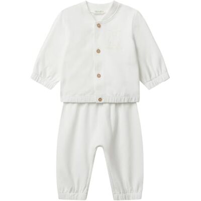 United Comp (jas+broek), Wit, 62 cm United Comp (jas+broek), Wit, 62 cm