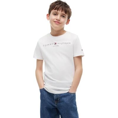 Tommy Hilfiger Essential Tee S/S Ks0ks00210 Unisex Kinderen en tieners T-shirts met korte mouwen (1-Pack) Tommy Hilfiger Essential Tee S/S Ks0ks00210 Unisex Kinderen en tieners T-shirts met korte mouwen (1-Pack)