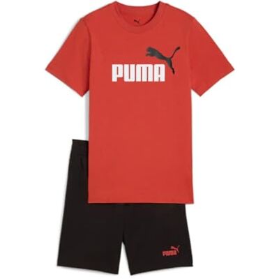 PUMA ESS 2 KLEUR Nr. 1 Logo T-shirt en shorts Set B PUMA ESS 2 KLEUR Nr. 1 Logo T-shirt en shorts Set B