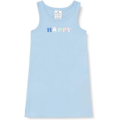 Champion Legacy Icons G Happy S/L vrijetijdsjurk, hemelsblauw, 3-4 jaar meisjes en meisjes SS24, Hemelsblauw., 3-4 Jaar Champion Legacy Icons G Happy S/L vrijetijdsjurk, hemelsblauw, 3-4 jaar meisjes en meisjes SS24, Hemelsblauw., 3-4 Jaar