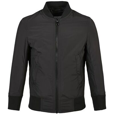 Urban Classics Meisjesjas Girls Light Bomber Jacket, lichte bomberjas, van polyester, verkrijgbaar in 2 kleuren, maten 110/116-158/164, zwart, 134/140 cm Urban Classics Meisjesjas Girls Light Bomber Jacket, lichte bomberjas, van polyester, verkrijgbaar in 2 kleuren, maten 110/116-158/164, zwart, 134/140 cm