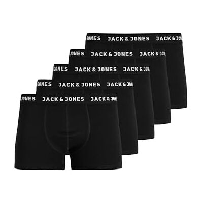 JACK & JONES Jongens Boxer Shorts, zwart, 128 JACK & JONES Jongens Boxer Shorts, zwart, 128