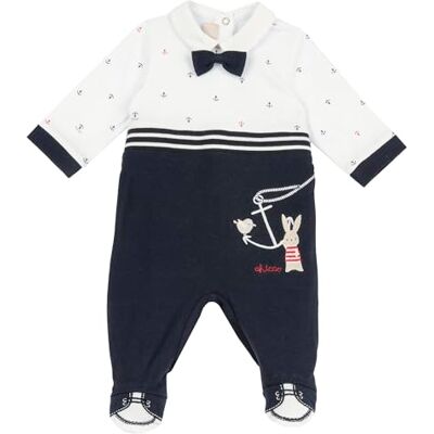 Chicco Jumpsuit Met Opening Aan De Achterkant baby-jongens, Blauw (2), Preemie, Design in Italië Chicco Jumpsuit Met Opening Aan De Achterkant baby-jongens, Blauw (2), Preemie, Design in Italië