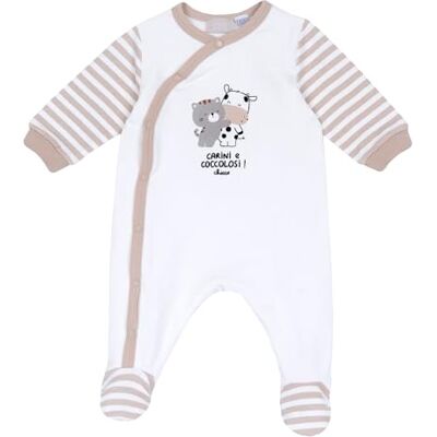 Chicco Romper voor baby en peuters, uniseks kinderen, Natuurlijk., 18 Maanden Chicco Romper voor baby en peuters, uniseks kinderen, Natuurlijk., 18 Maanden
