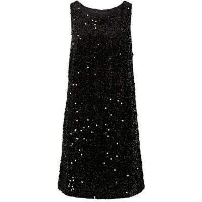 PIECES Pckam Sl Tank Rev. Mini Dress JRS Bc, zwart, XL PIECES Pckam Sl Tank Rev. Mini Dress JRS Bc, zwart, XL