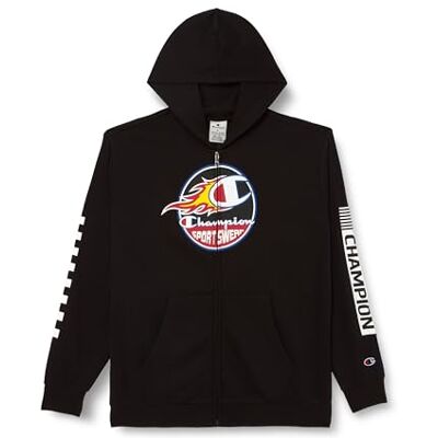 Champion Legacy Play with Graphics B (306910) Ultra-Light Soft Compact Polyfleece Full Zip Hooded Hoody, Zwart (NBK), 13-14 jaar (XL) kinderen FW24, zwart (Nbk), 13-14 jaar Champion Legacy Play with Graphics B (306910) Ultra-Light Soft Compact Polyfleece Full Zip Hooded Hoody, Zwart (NBK), 13-14 jaar (XL) kinderen FW24, zwart (Nbk), 13-14 jaar