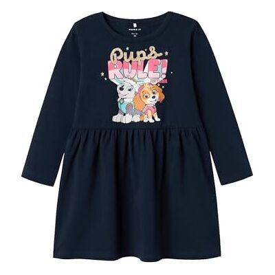 Name it mini Meisjes Nmfdyma Pawpatrol Ls Dress Noos Cplg, Dark Sapphire, 92 Name it mini Meisjes Nmfdyma Pawpatrol Ls Dress Noos Cplg, Dark Sapphire, 92