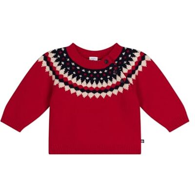 Petit Bateau Baby Jongens Trui met lange mouwen, Stop/Multico, 6 Maanden Petit Bateau Baby Jongens Trui met lange mouwen, Stop/Multico, 6 Maanden