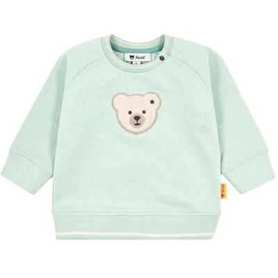 Steiff Sweatshirt EU maat 56 Harbour Gray, lange mouwen voor kinderen, trui met lange mouwen, ideaal basic shirt, comfortabel en zacht, wasmachinebestendig Steiff Sweatshirt EU maat 56 Harbour Gray, lange mouwen voor kinderen, trui met lange mouwen, ideaal basic shirt, comfortabel en zacht, wasmachinebestendig