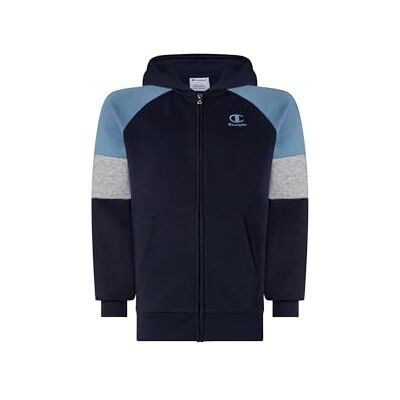 Champion Back To School Boy Hoodie Full Zip Sweatshirt, Navy Blauw Champion Back To School Boy Hoodie Full Zip Sweatshirt, Navy Blauw