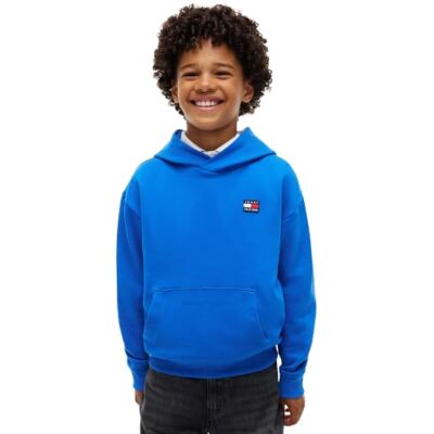 Tommy Hilfiger Kids Gender Inclusive HERITAGE VLAG HOODIEKS0KS00772 Pullover Hoodie, Levendig Blauw, 12 Jaar Tommy Hilfiger Kids Gender Inclusive HERITAGE VLAG HOODIEKS0KS00772 Pullover Hoodie, Levendig Blauw, 12 Jaar