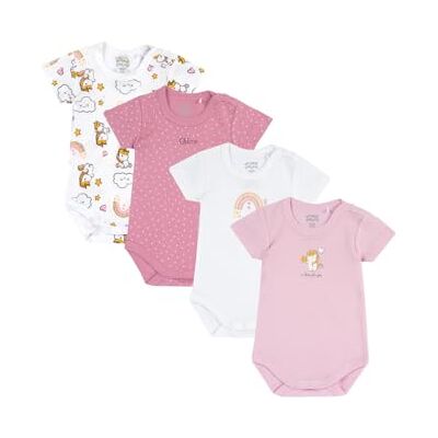 Chicco ondergoed (4 stuks) meisjes, Roze, 0 Maanden Chicco ondergoed (4 stuks) meisjes, Roze, 0 Maanden