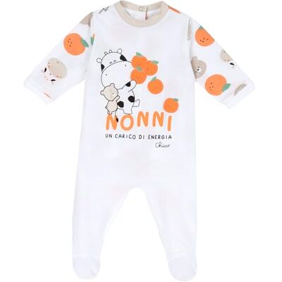 Chicco Jumpsuit Met Opening Aan De Achterkant uniseks-baby, Oranje (1), Preemie, Design in Italië Chicco Jumpsuit Met Opening Aan De Achterkant uniseks-baby, Oranje (1), Preemie, Design in Italië