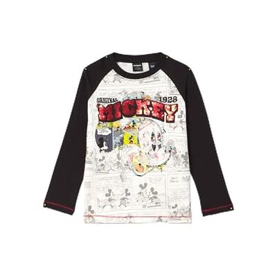 Desigual Jongensshirt met lange mouwen, wit, 6 Jaar Desigual Jongensshirt met lange mouwen, wit, 6 Jaar