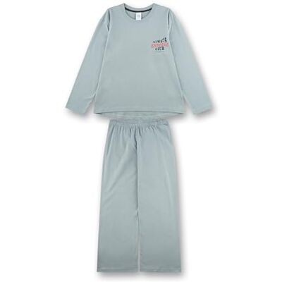 Sanetta Meisjespyjama groen Hoogwaardige en comfortabele katoenen pyjama voor meisjes met lange mouwen pyjamaset voor meisjes, groen, 140 Sanetta Meisjespyjama groen Hoogwaardige en comfortabele katoenen pyjama voor meisjes met lange mouwen pyjamaset voor meisjes, groen, 140