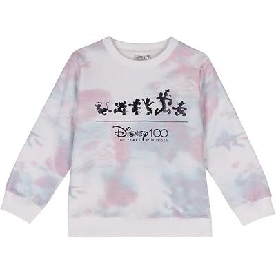 Disney Sweatshirt met karakters, blauw en wit, maat 6 jaar, van katoen van 240 g/m², zwarte karakterprint, origineel product, ontworpen in Spanje Disney Sweatshirt met karakters, blauw en wit, maat 6 jaar, van katoen van 240 g/m², zwarte karakterprint, origineel product, ontworpen in Spanje