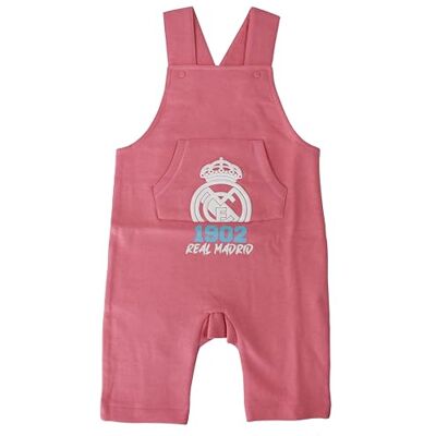 Real Madrid Overall mouwloos T-shirt voor baby's en peuters, roze, nr. 6, 1 stuk Real Madrid Overall mouwloos T-shirt voor baby's en peuters, roze, nr. 6, 1 stuk
