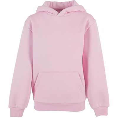 Build Your Brand Kids Fluffy Hoody, pluizige hoodie voor jongens en meisjes, maten 110/116-158/164, softpink, 134-140 Build Your Brand Kids Fluffy Hoody, pluizige hoodie voor jongens en meisjes, maten 110/116-158/164, softpink, 134-140