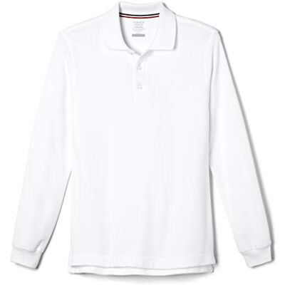 French Toast boys Long Sleeve Pique (Standard & Husky) Polo Shirt French Toast boys Long Sleeve Pique (Standard & Husky) Polo Shirt
