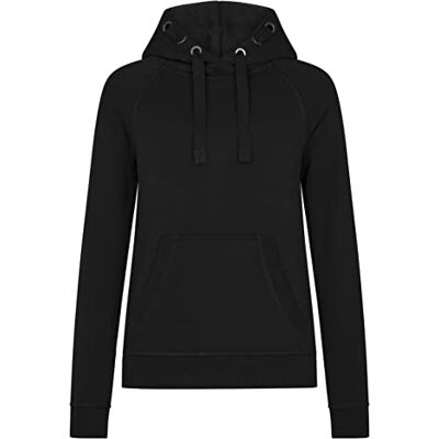 HRM Kinder Premium Raglan Hoodie, Zwart, Maat 140 I Fair Trade Hoodie Kinderen met Kap, 320 g/m² I Gemaakt van 70% Katoen & 30% Gerecycled Polyester HRM Kinder Premium Raglan Hoodie, Zwart, Maat 140 I Fair Trade Hoodie Kinderen met Kap, 320 g/m² I Gemaakt van 70% Katoen & 30% Gerecycled Polyester
