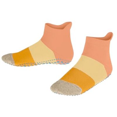 FALKE Uniseks-kind Stopper sokken Colour Block K Hp katoen Noppen op de zool 1 paar, Orange Peach 8766, 27-30 FALKE Uniseks-kind Stopper sokken Colour Block K Hp katoen Noppen op de zool 1 paar, Orange Peach 8766, 27-30