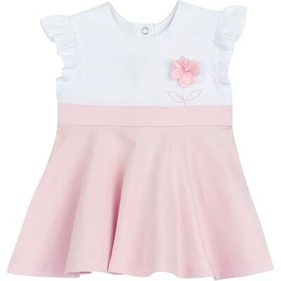 Chicco Vestito jurk, wit en roze, 3 jaar meisjes en meisjes, Wit en roze, 3 jaar Chicco Vestito jurk, wit en roze, 3 jaar meisjes en meisjes, Wit en roze, 3 jaar