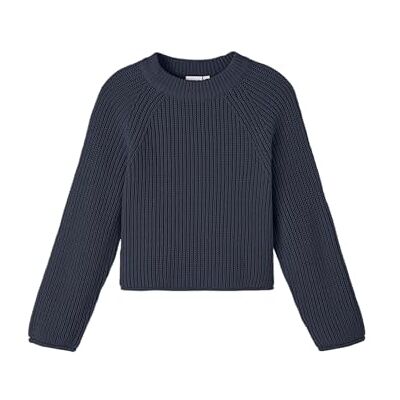 Name it Girl gebreide trui loose fit, Dark Sapphire, 116 Name it Girl gebreide trui loose fit, Dark Sapphire, 116