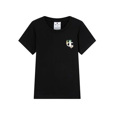 Champion Legacy Girls, grafisch T-shirt met ronde hals, L, zwart, Zwart, L Champion Legacy Girls, grafisch T-shirt met ronde hals, L, zwart, Zwart, L