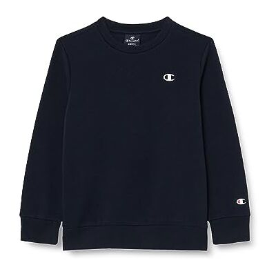 Champion Legacy Basics B-Ultralight Powerblend Fleece Crewneck Sweatshirt voor kinderen en jongens, Navy Blauw, 9-10 jaar Champion Legacy Basics B-Ultralight Powerblend Fleece Crewneck Sweatshirt voor kinderen en jongens, Navy Blauw, 9-10 jaar