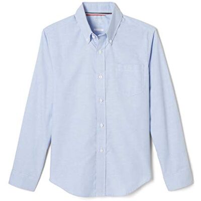 French Toast Boys Long Sleeve Oxford Shirt (Standard & Husky), Light Blue, 4T French Toast Boys Long Sleeve Oxford Shirt (Standard & Husky), Light Blue, 4T
