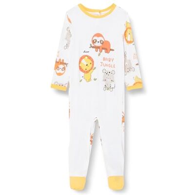 Chicco Jumpsuit Met Middenbeenopening uniseks-baby, Oker, 6M, Design in Italië Chicco Jumpsuit Met Middenbeenopening uniseks-baby, Oker, 6M, Design in Italië