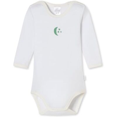 Schiesser Unisex baby body Natural Love kleine kinderen ondergoed set, Off-white_181782, 56 Schiesser Unisex baby body Natural Love kleine kinderen ondergoed set, Off-white_181782, 56