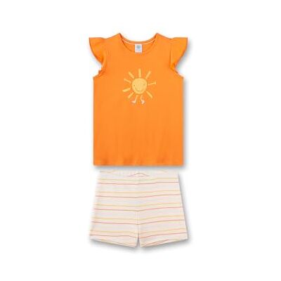 Sanetta meisjes pyjamaset, oranje, 92 cm Sanetta meisjes pyjamaset, oranje, 92 cm