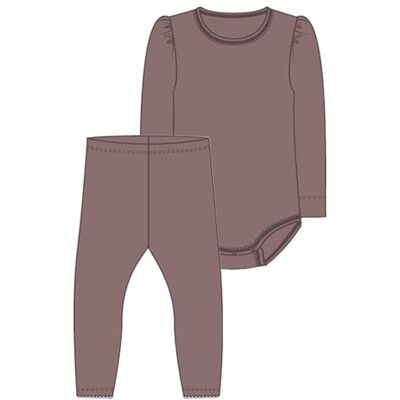 Name it Nbfnigella Ls Slim Body/Legging Set, Twilight Mauve, Numeric_68, Twilight Mauve, numeric_68 Name it Nbfnigella Ls Slim Body/Legging Set, Twilight Mauve, Numeric_68, Twilight Mauve, numeric_68