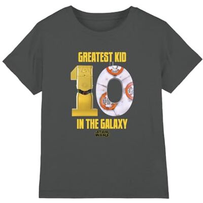 STAR WARS mandarin creative ltd Greatest Kid C3po Bb8 Uniseks kinder-T-shirt, antraciet, 12-13 jaar, kinderen en jongeren, Koolstof, 12-13 anni STAR WARS mandarin creative ltd Greatest Kid C3po Bb8 Uniseks kinder-T-shirt, antraciet, 12-13 jaar, kinderen en jongeren, Koolstof, 12-13 anni