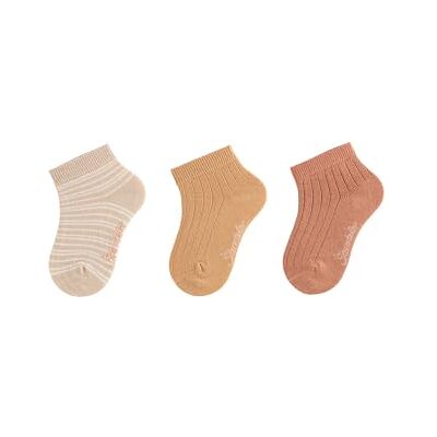 Sterntaler Uniseks babysokken, 3-delige set, beige, 34 Sterntaler Uniseks babysokken, 3-delige set, beige, 34
